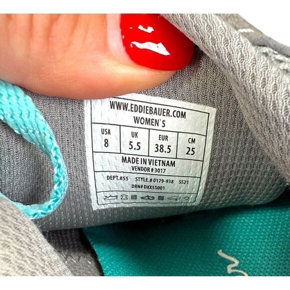 Eddie Bauer Woman’s Sz 8 Seneca Peak MidLite 0179-938 Hiking Trail Shoes Gray - Picture 6 of 10